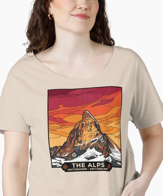 Vintage Mountain Design for Nature Lovers and Mountaineers