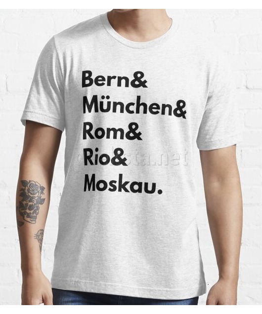 Bern München Rom Rio Moskau - Germany Football Fan T-Shirt