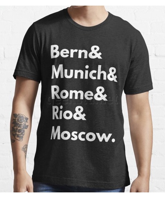 Bern Munich Rome Rio Moscow - Germany Football Fan T-Shirt