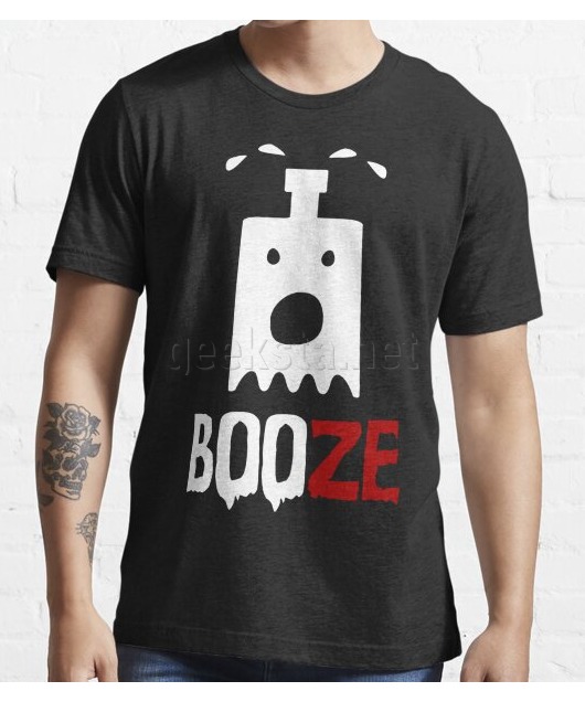 BOOZE - Ghost Bottle Hybrid Design for Halloween Parties