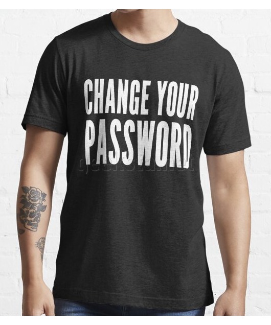 Change your password White Computer Security Advice Design