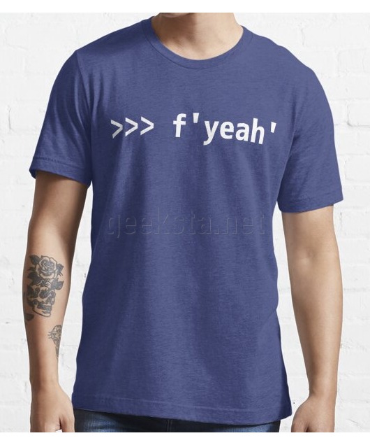 Funny Python Shell Code Design F-string >>> f'yeah'