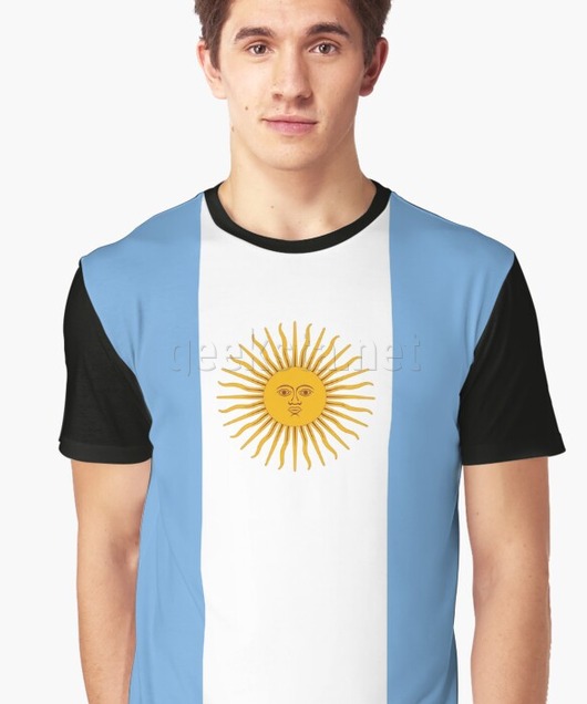 Argentina Flag Vertical Design - Celebrate Your Argentine Heritage