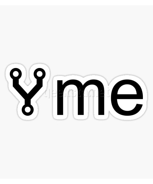 Fork Me - Funny Programmer Design with Git Fork Symbol