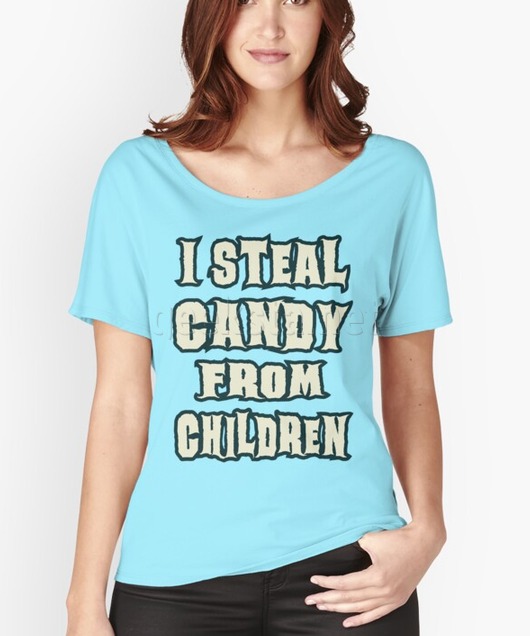I Steal Candy From Children Funny Sarcastic Halloween Design