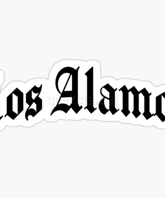 Los Alamos Old School Gothic Font Design Black Letters