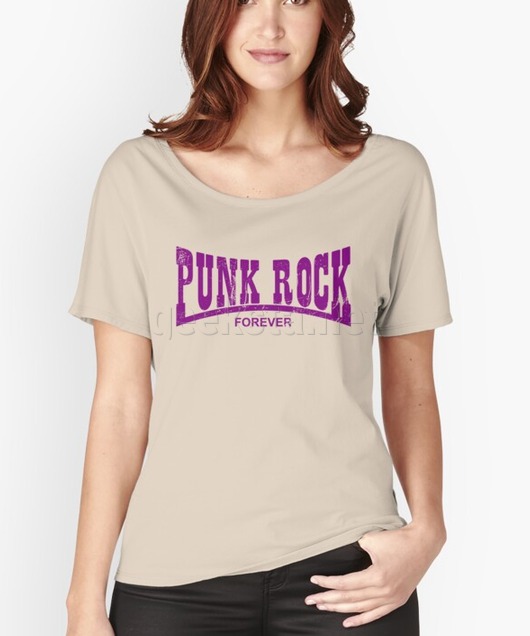 Punk Rock Forever Old School Punk Rocker Vintage Design