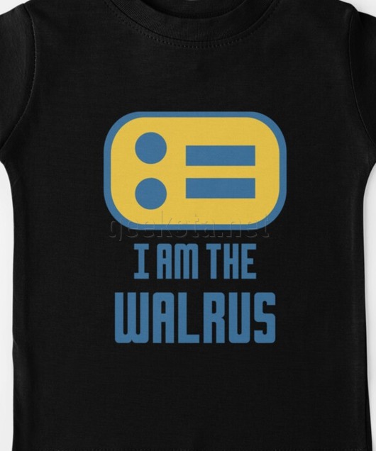 I am the Walrus Programmer Developer Python Programming Pun