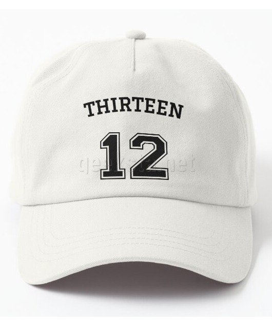 Thirteen 12 - Numeric Rebel Black Text Design