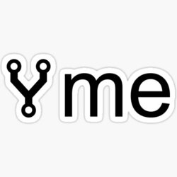 Fork Me - Funny Programmer Design with Git Fork Symbol