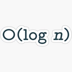 O(log n) - Big O Notation Blue Text Computer Scientist Design
